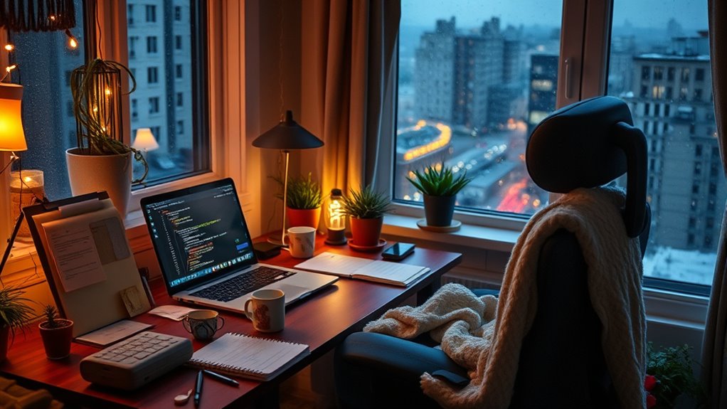 balanced cozy coding engagement