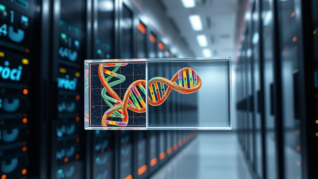 dna based secure data storage