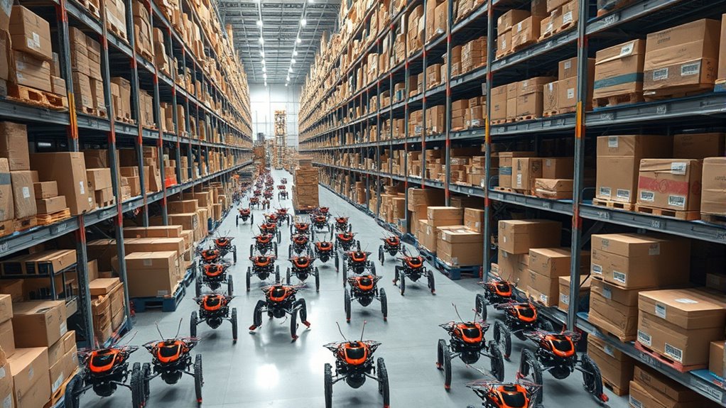 swarm robotics in warehouses