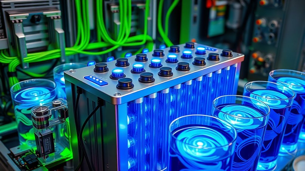 solid state and flow batteries