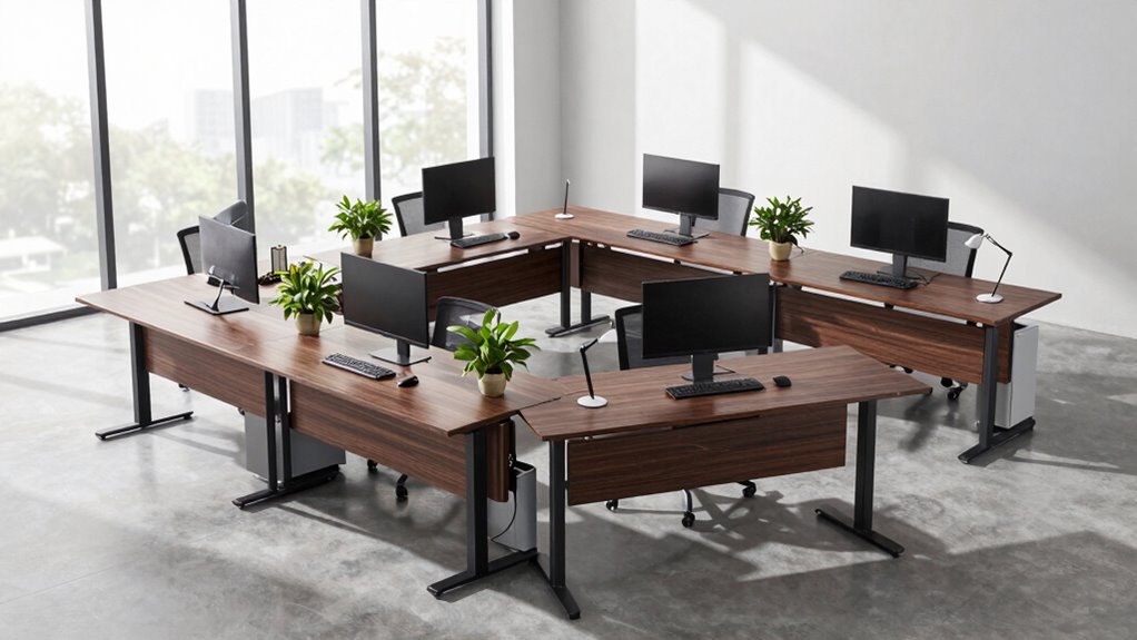 top l shaped desks