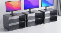top monitor risers with storage