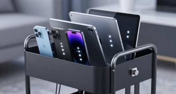 top multi device charging carts