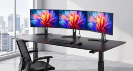 top multi monitor standing desks