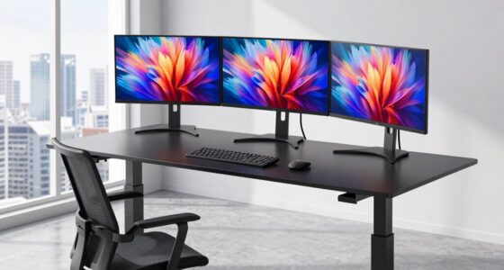top multi monitor standing desks