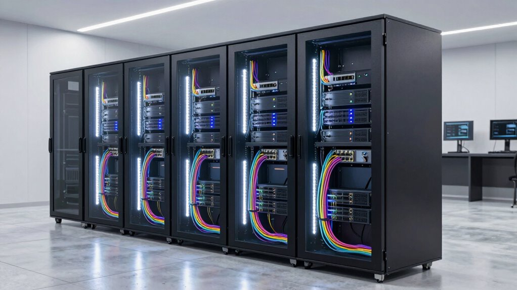 top networking rack cabinets