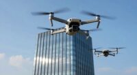 top office real estate drones