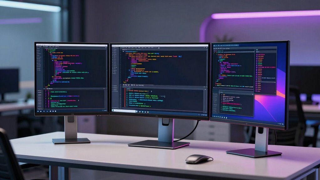 top vertical coding monitors