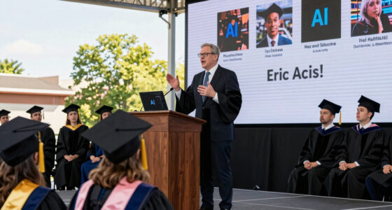 Eric Schmidt speech about AI booed during graduation