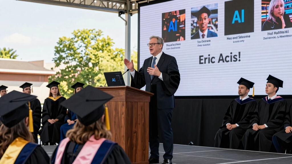 Eric Schmidt speech about AI booed during graduation