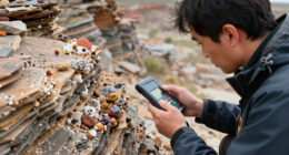 What appear to be biochemical processes may be a natural feature of geology