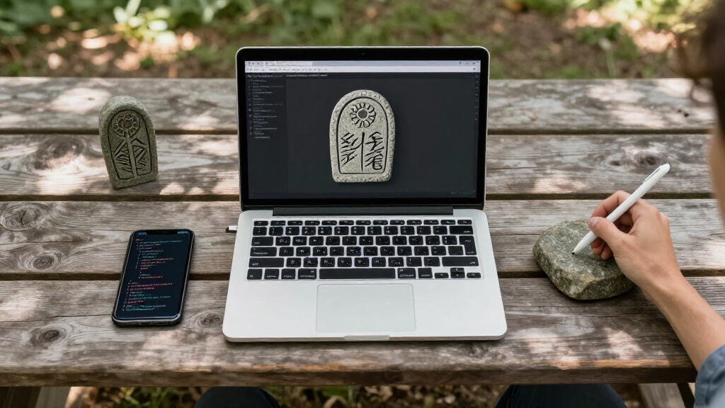AI And Artistic SVG Carving: A Closer Look At 'The Runestone Field' Animation