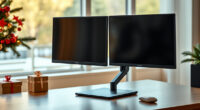 VIVO Dual Monitor Desk Mount: A Holiday Desk Upgrade